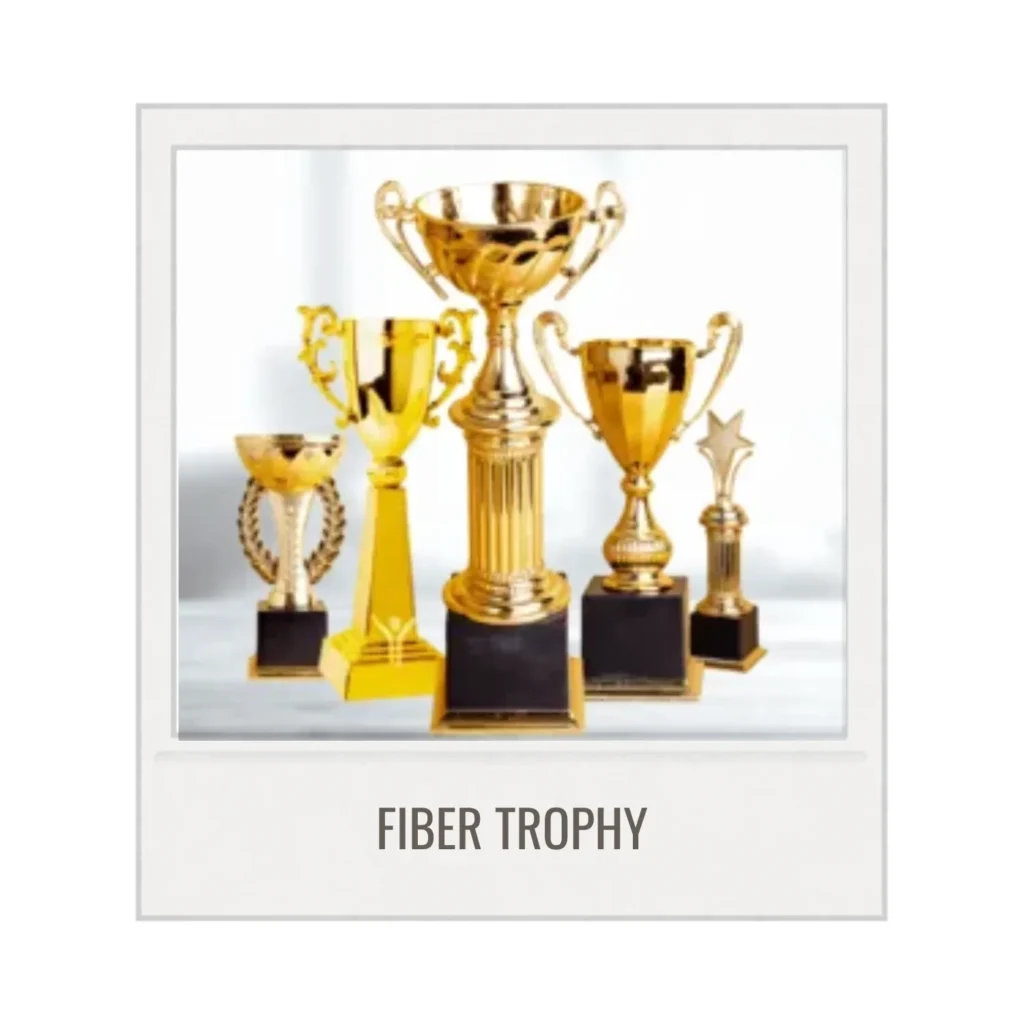 Celebrate every achievement with our elegant fibre trophies, the best customised trophies in Palakkad, made just for you.